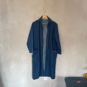 Carleen Harris Denim Duster Jacket - Small